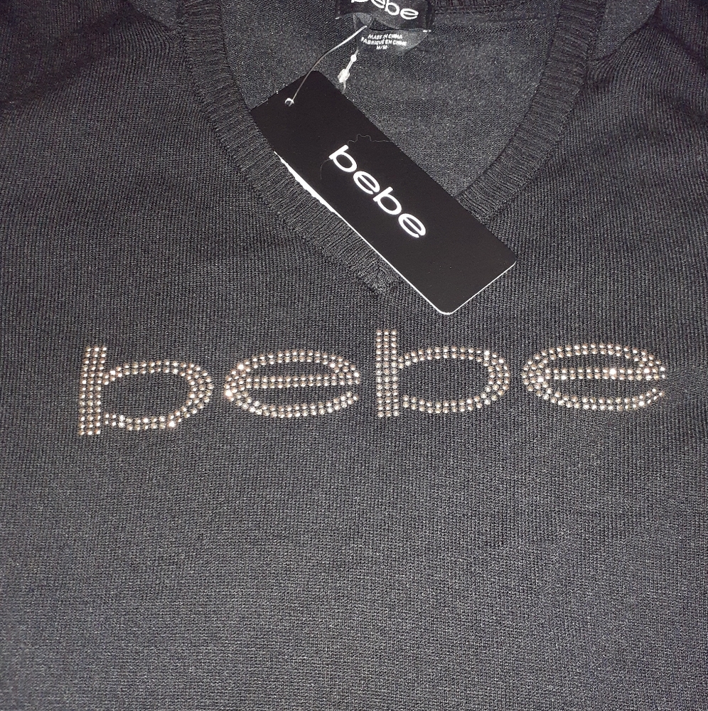 Bebe Cold Shoulder Sweater